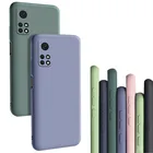 Жидкий силиконовый мягкий чехол для телефона XIAOMI Redmi Note 10 10 Pro Note9s, защитный чехол для камеры Xiaomi Note 10 Mi10T Pro, чехол