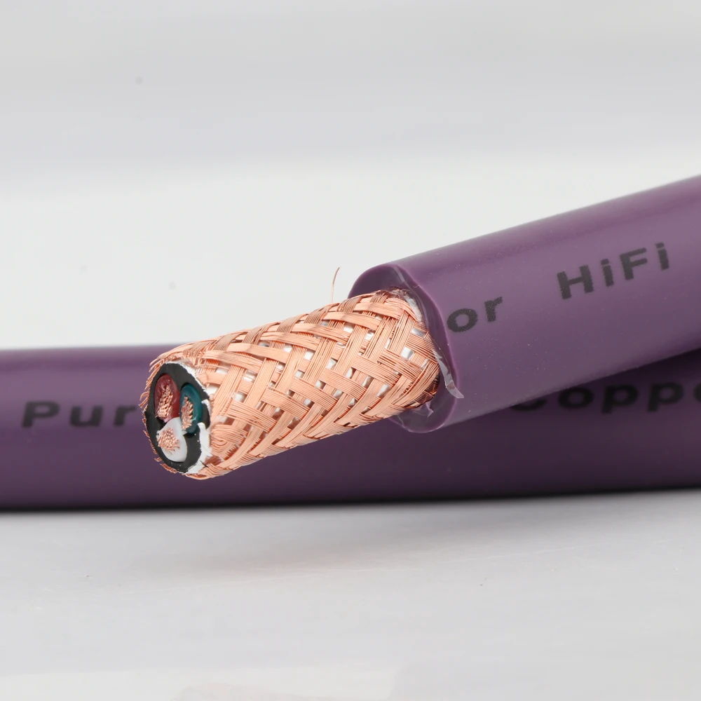 Preffair D507 99.99997% OCC медный кабель питания переменного тока аудио Удлиненный hifi