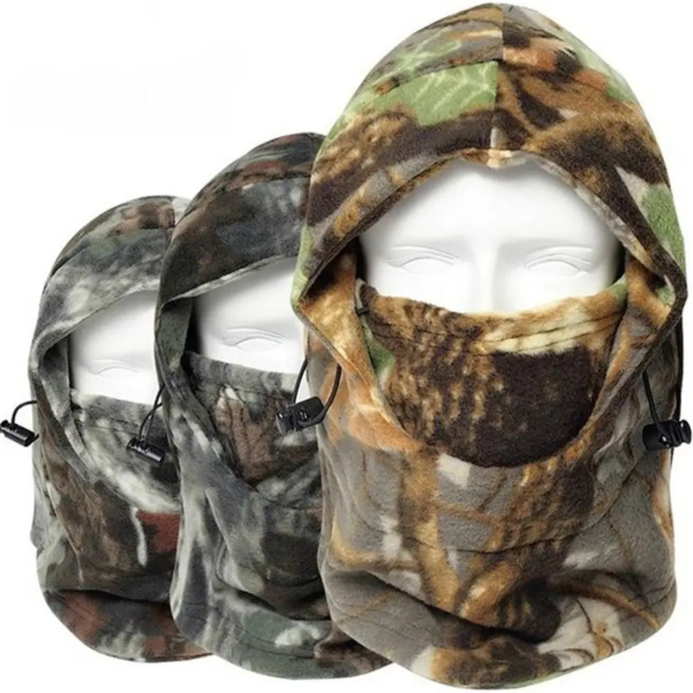 

Outdoor Fleece Sports Hat Fishing Cycling Hunting Military Tactical Balaclava Men Women Warm Windproof Winter Camping Hiking Cap