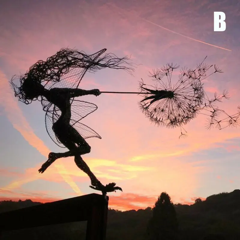 

Mythical Faery Flower Fairy Dandelion Fairies Pixies Decor Garden Decoration
