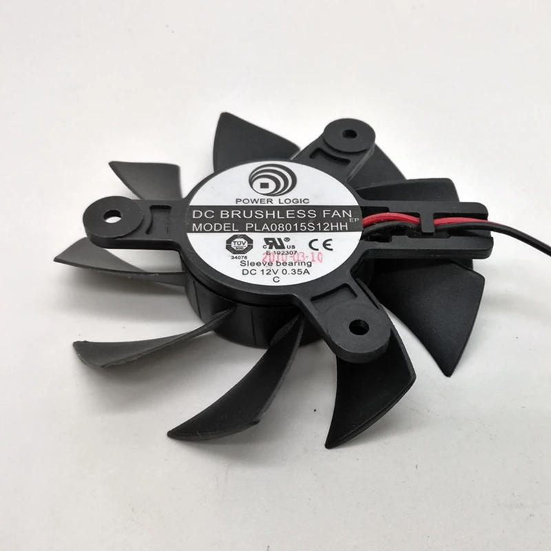 POWER LOGIC PLA08015S12HH 75 мм Графика карты вентилятор Диаметр 47 расстояние между