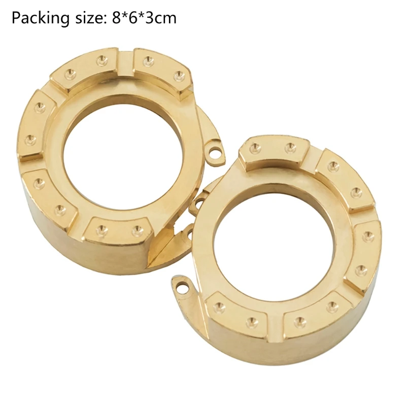 

Запчасти для гусеничных автомобилей Q9QB RC, обновленные колесные диски Beadlock, противовес, прочные аксессуары для trx4, детали из латунного сплав...