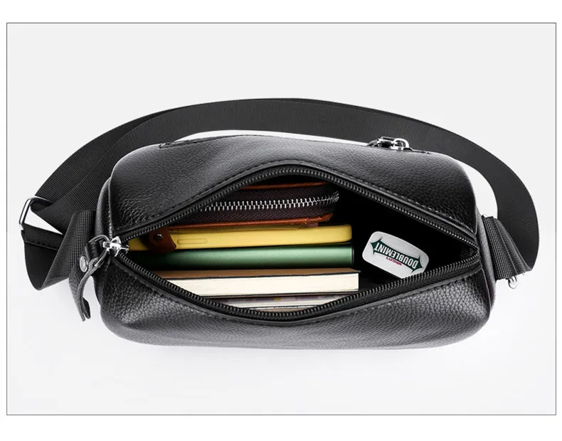 New Design Men's Bucket Bag Shoulder Bag Lady Cross Body Bag Male Messenger Bag Soft Handbag Travel Bag