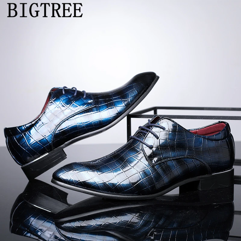 Мужские итальянские ботинки официальная обувь под свадебное платье туфли