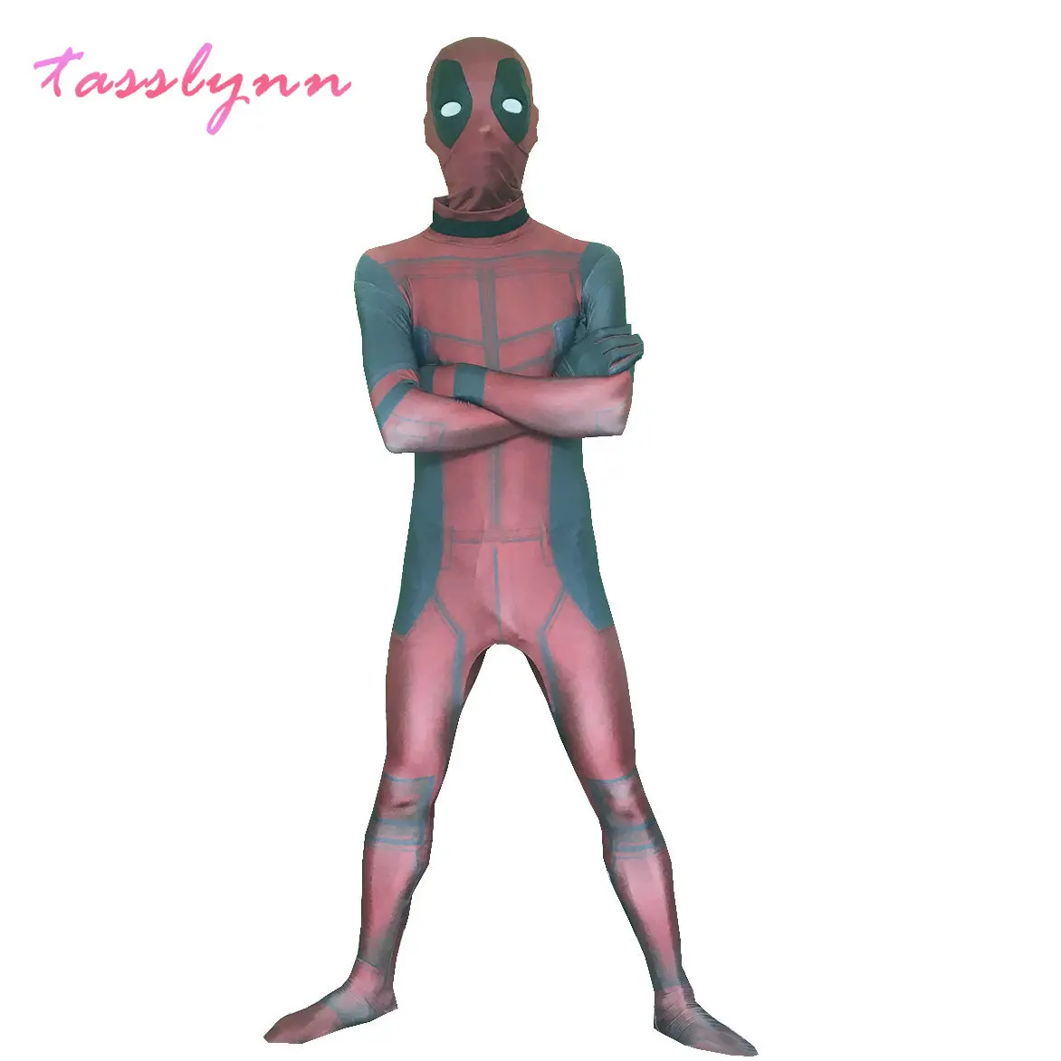 Новый костюм для косплея Дэдпула 2 взрослых мужчин из спандекса лайкры зентай