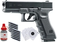 glock umarex 17 gen3 co2 blow back 177 espingarda de chumbinho kit pistola de chumbinho metal wall sign