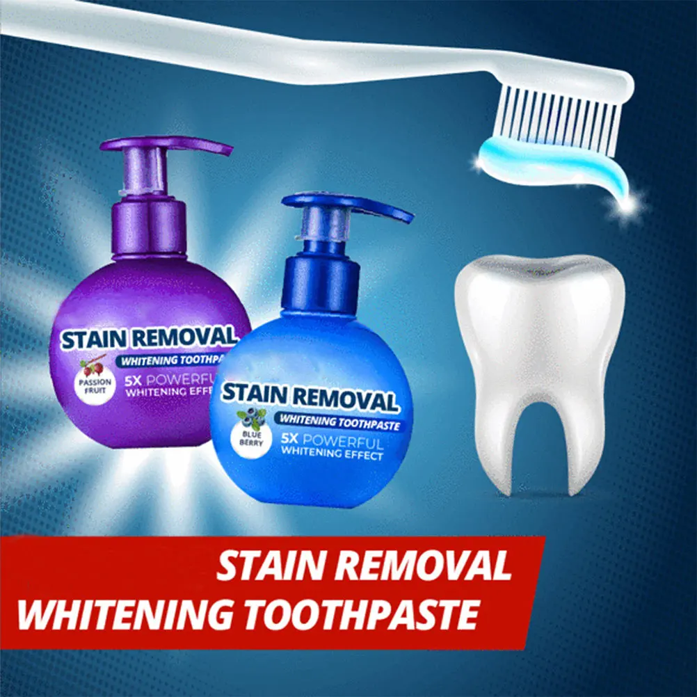 Отбеливающая зубная паста для выпечки соды фруктовый аромат удаление пятен