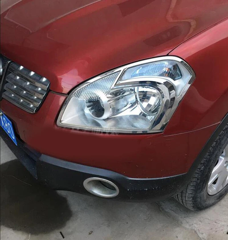 ABS хромированные передние и задние Головной фонарь абажур для лампы с