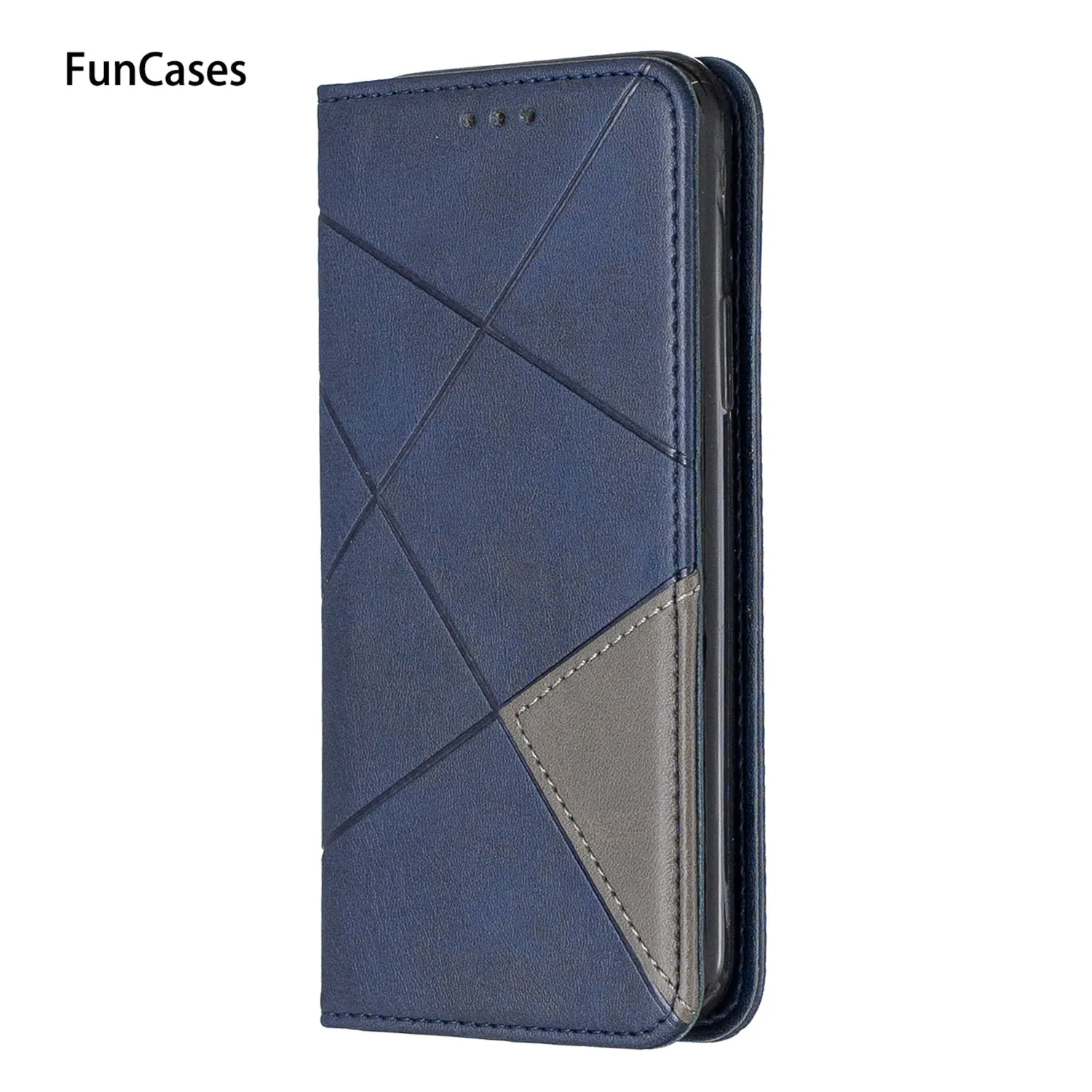 Сплошной цвет флип бумажник чехол книга для estuche huawei Honor 7A СПС Enjoy 8E Y6 2018 Capinha чехлы