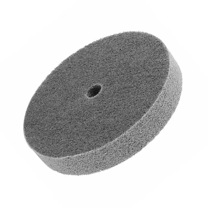 

150mm Dia.25mm Thick 180Grit Fiber Wheel Pad Polishing Gray Metal Buffing Disc