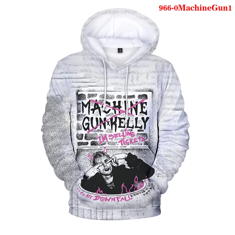 

Новые модные мужские и женские тонкие толстовки с 3D-принтом «пулемет Келли», пуловеры, свитшоты, толстовки с длинным рукавом, толстовки с ка...