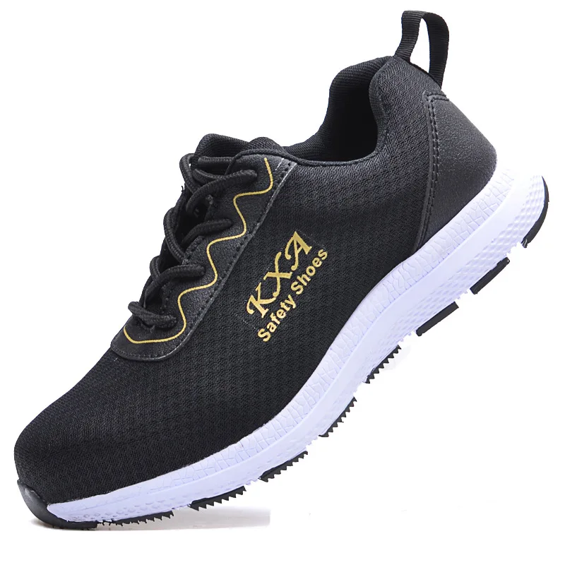 

large size men luxury fashion steel toe caps working safety shoes comfortable platform security boots worker tooling shoe male
