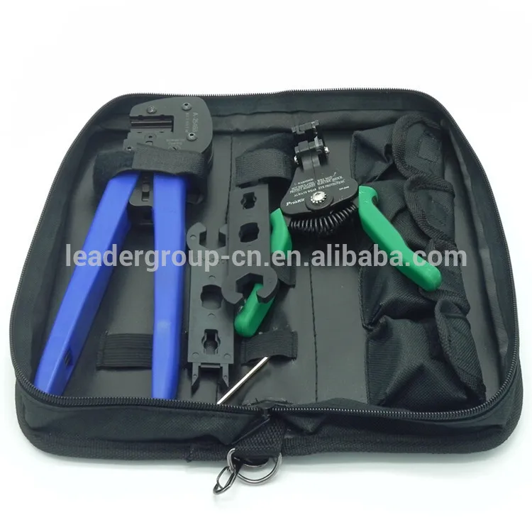 A Set Of High Quality Tightening Tool Box Crimping Pliers Stripping Pliers And Spanners Wrench For Pv Solar System