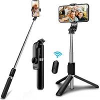 4 in 1 wireless bluetooth compatible selfie stick foldable mini tripod expandable monopod with shutter remote for iosandroid