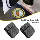 Универсальный беспроводной светодиодный светильник для двери автомобиля, лазерный проектор с логотипом, привидение, тенсветильник, свет, автомобильное украшение, аксессуары для ламп