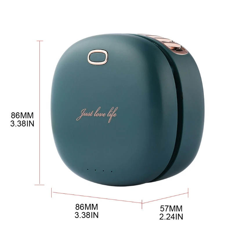 

Portable Hanging Neck Waist Fan USB Rechargeable 3 Speed Adjustable Air Cooler Handheld for Travel Home Office Use