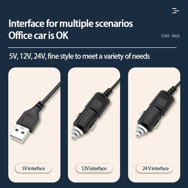 

Powerful Universal Car Fan 360 Degree Rotation Car Cooling Fan For Car Truck Rv Car Dual-head Fan Car Accessories Strong Wind