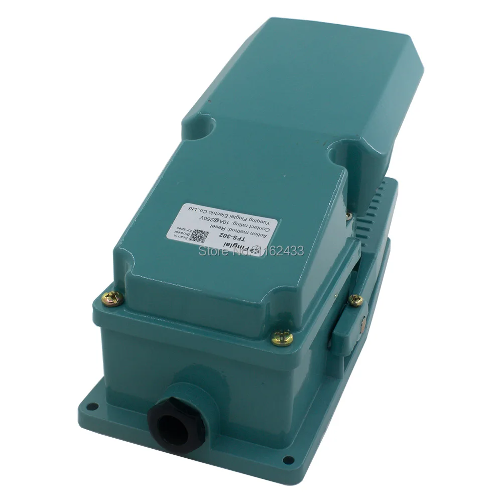 Алюминиевый Чехол ножной переключатель серебряные контакты торцевая педаль |