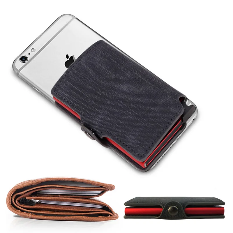 DIENQI Rfid держатель для карт мужские кошельки сумка денег мужской серый короткий