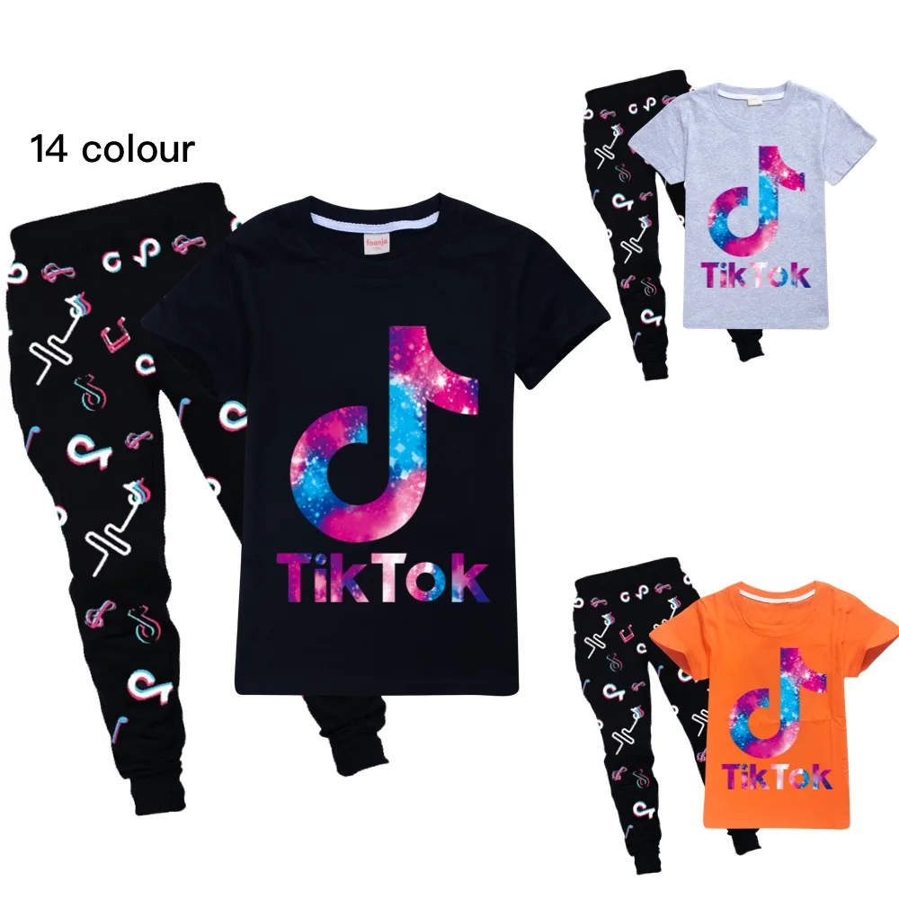 

Костюм детский летний из футболки и штанов, на возраст 2-16 лет