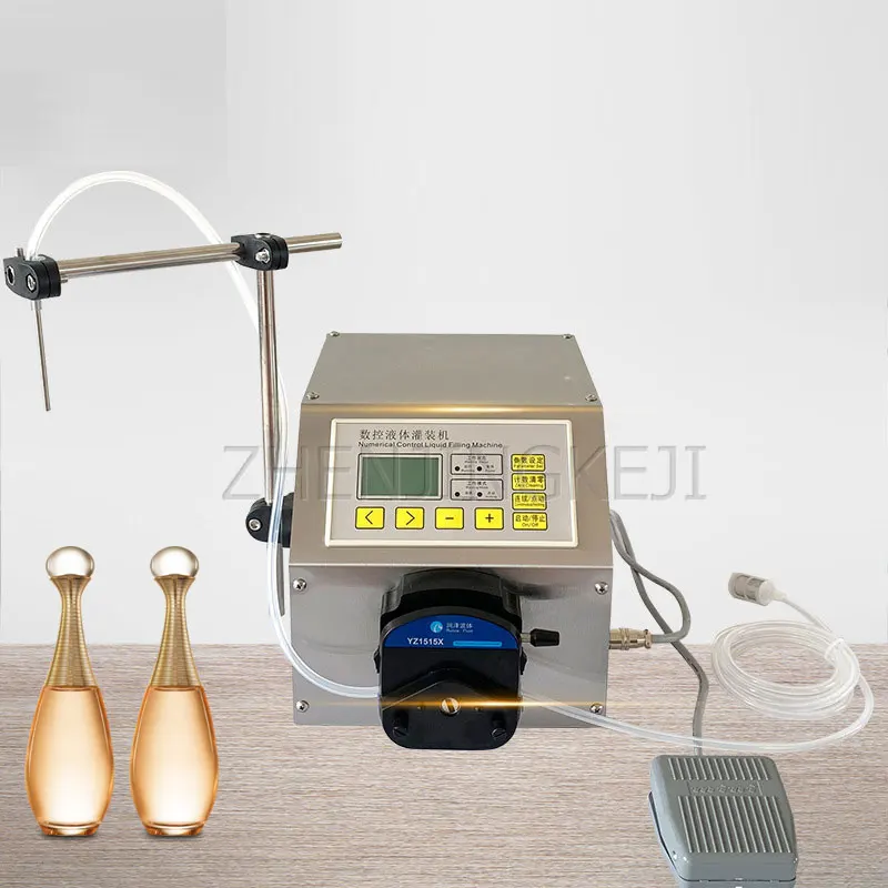 

120W Peristaltic Pump Quantitative Dispensing Machine Glue Chemical Solvent Essential Oil Mask Automatic Liquid Filling Machine