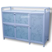 65 multifunctional kitchen furniture storage%c2%a0 base cabinet simple assembly buffet cupboard side table aluminum alloy sideboard