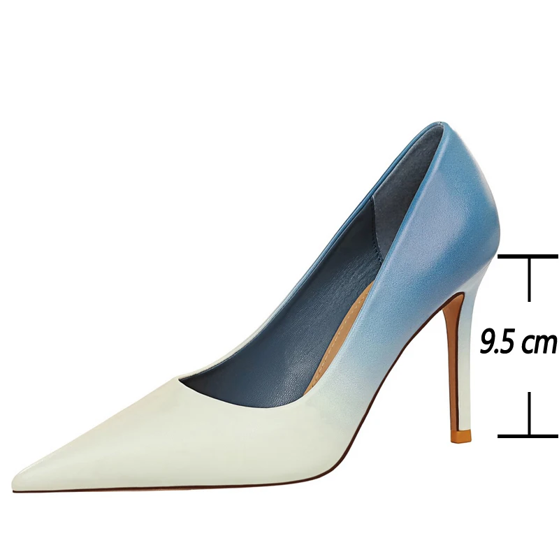 

Fashion Brand Women Dress Shoes Thin High Heel Pumps Woman Sexy Female Office Ladies Career Shoes Pointed Toe Pump Zapatos Mujer