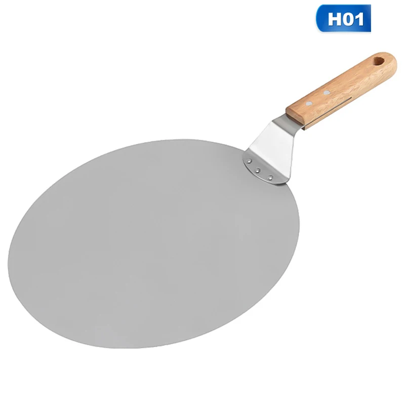 12-inch Stainless Steel Blade Quality Pizza Spatula For Oven Pizza Shovel Stainless Pizza Paddle Cake Transfer Baking Tool