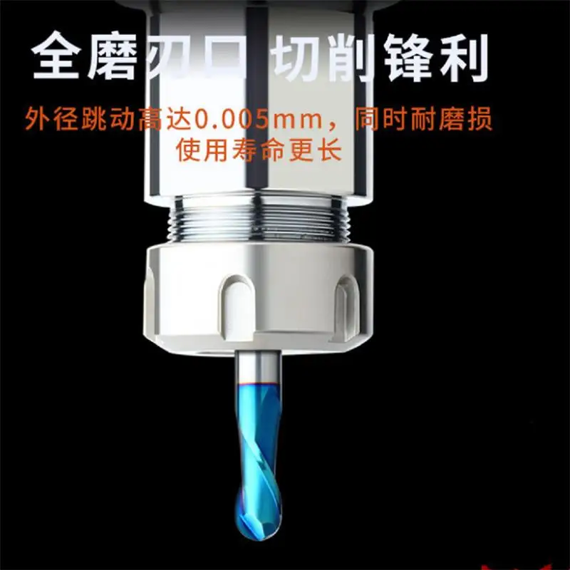 HRC60 карбидная Концевая фреза с шариковым ножом инструмент для резки вольфрамовой