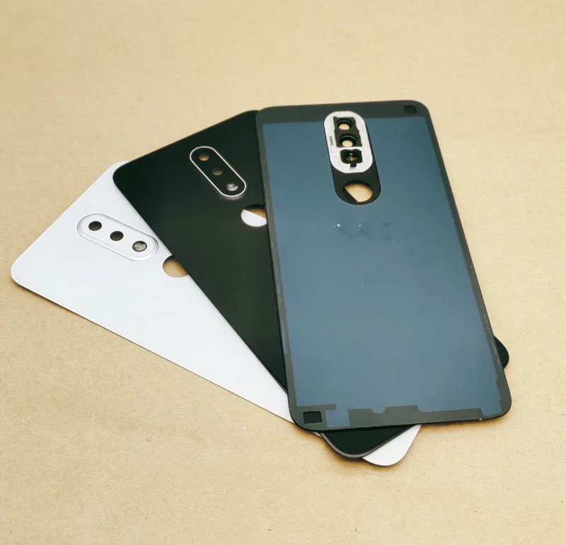 

Original Glass For Nokia 6.1 Plus X6 5.8" TA-1083 TA-1099 TA-1116 TA-1103 Glass Rear Back Door Housing Battery Cover Parts
