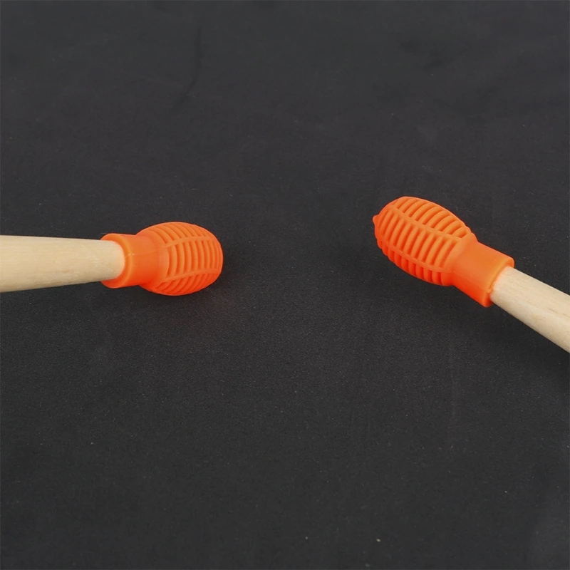 

448D Portable Silent Practice Tips Percussion Accessory Great for Playing Wooden Instruments for Protection of Drumstick
