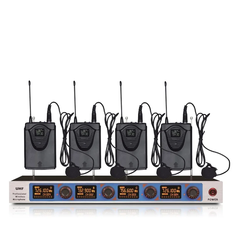 Профессиональный беспроводной VHF микрофон системы для цифровых зеркальных камер