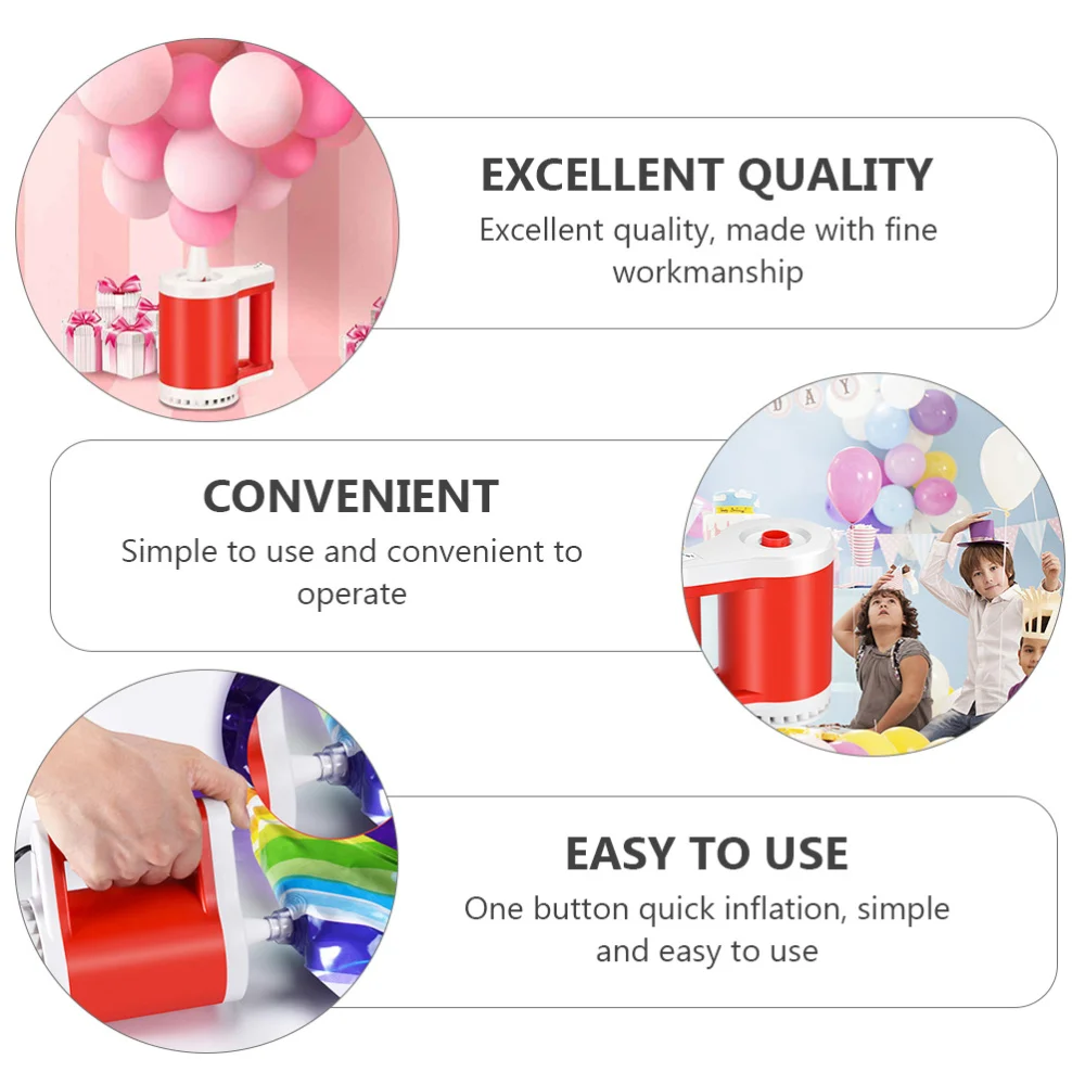

Electric Balloon Pump Portable Balloon Inflator For Decoration Party Sports