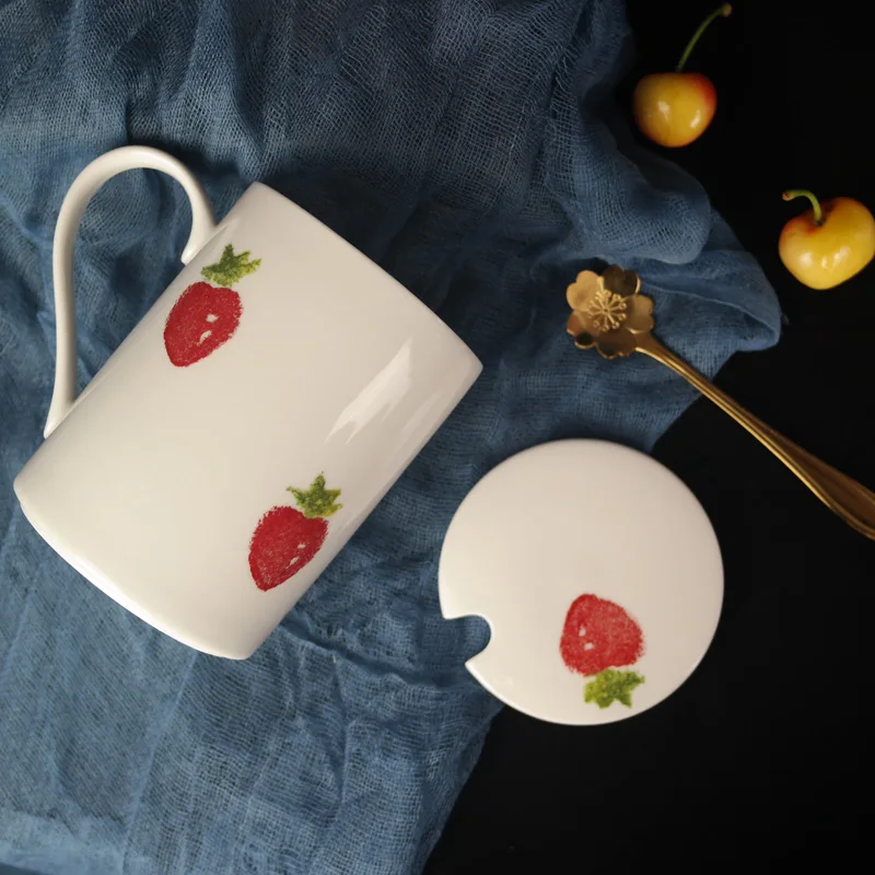 Керамическая кружка для воды завтрака молока кофе Рождественская керамическая a