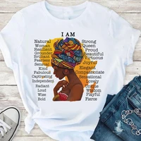 black queen i am t shirt women lovely graphic tees 90s melanin girl magic aesthetic clothes dope black lives matter funny tshirt