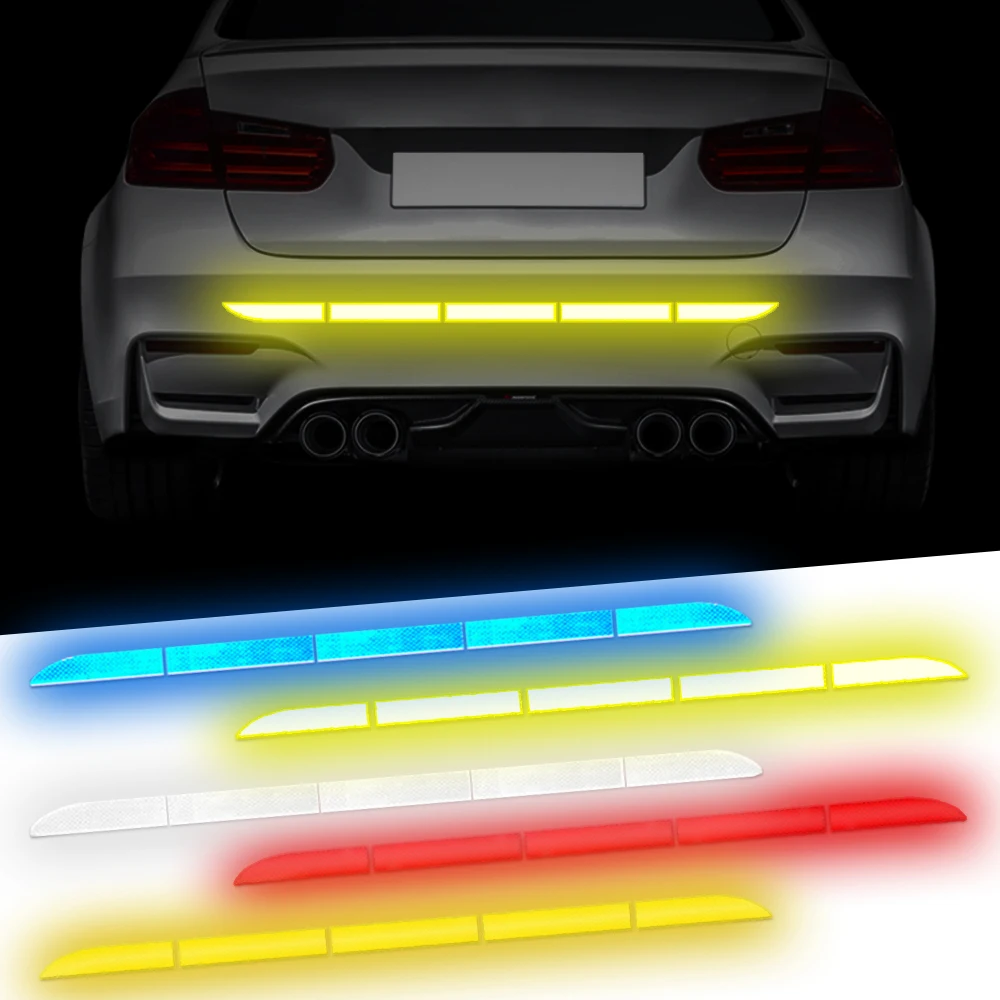 Автомобильные отражающие наклейки бесследная лента для Volkswagen Polo Passat B5 B6 B7 T4 T5 Golf 4