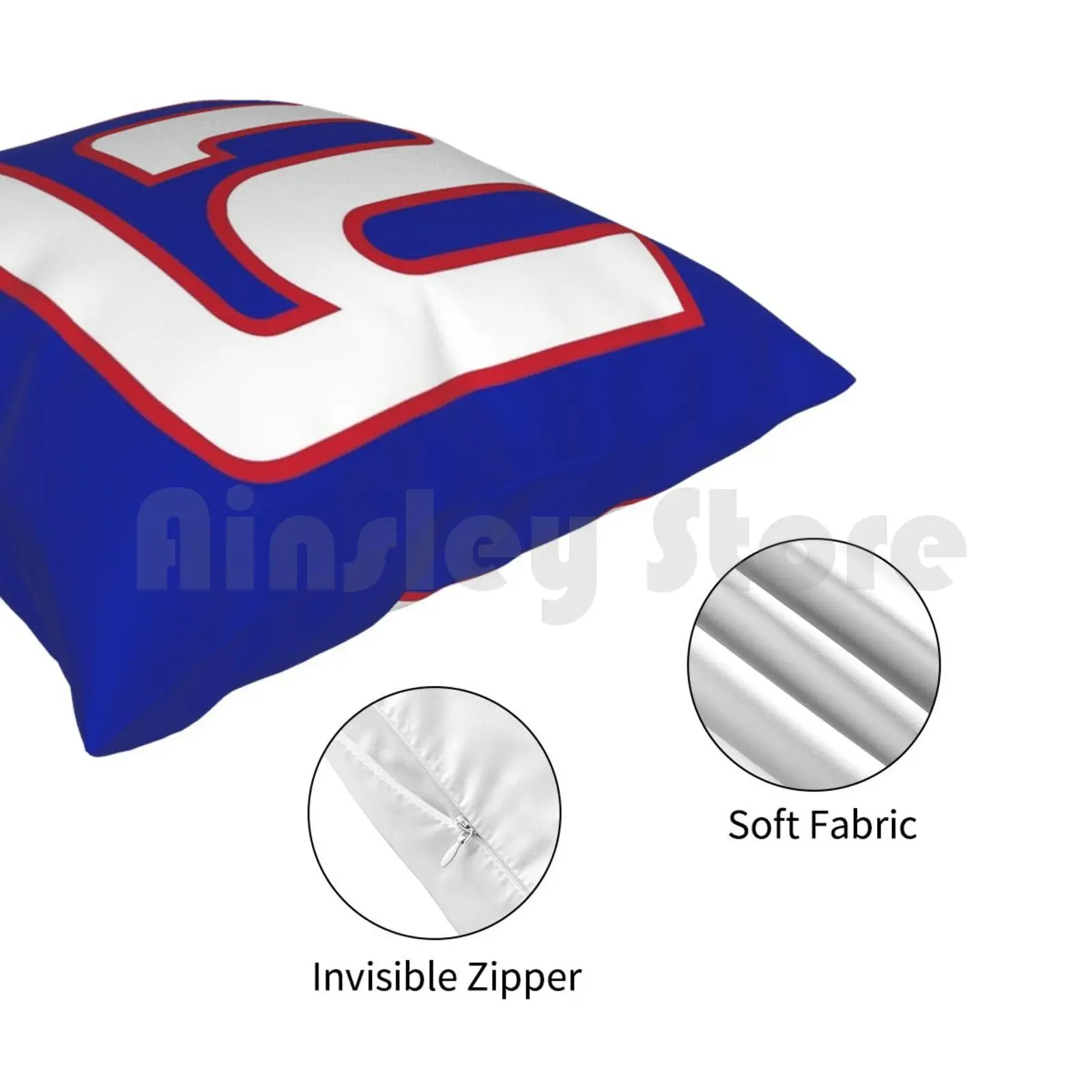 Гигантская подушка для американского футбола Нью-Йорка мягкий чехол с рисунком