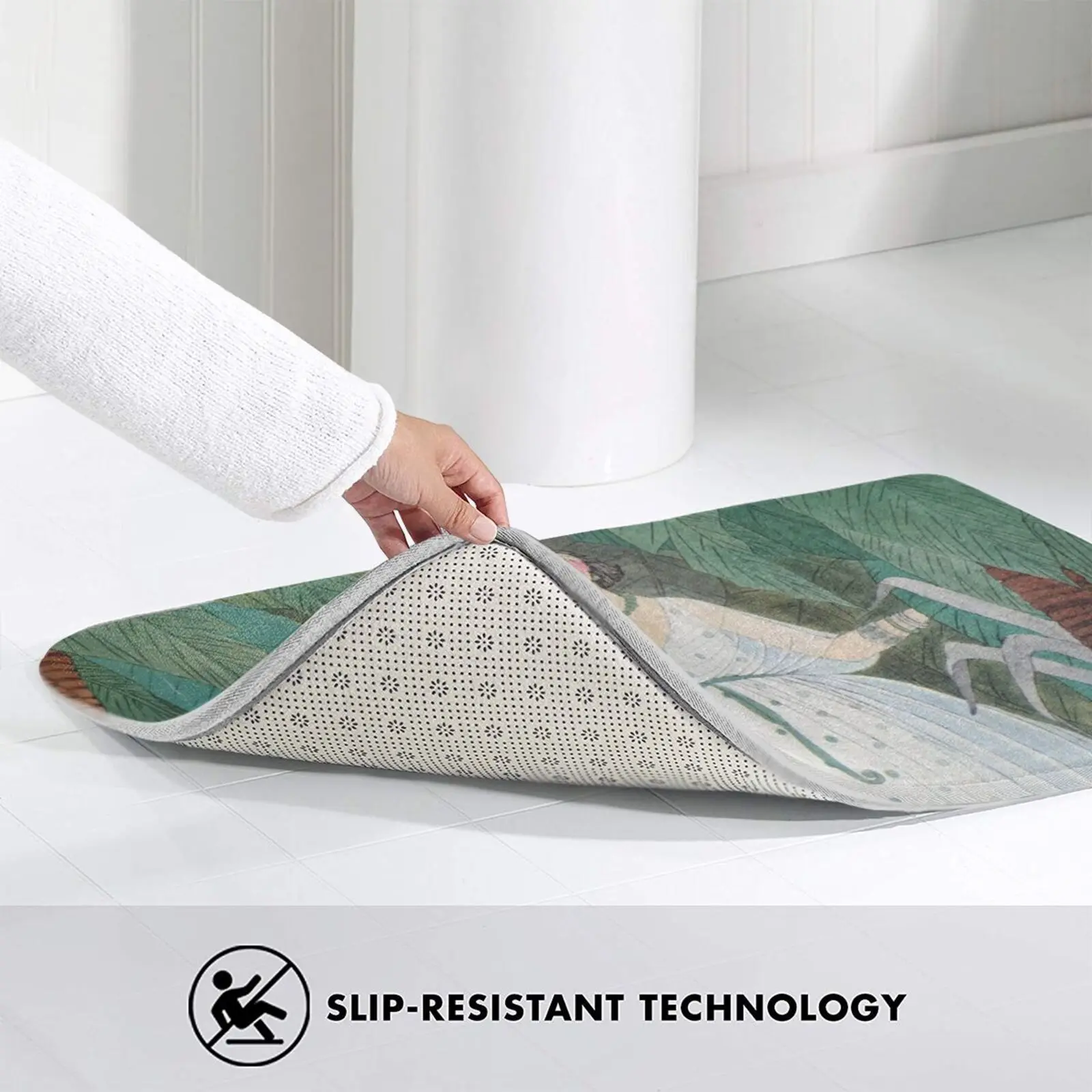 Обложка журнала Vogue французская мода женское белое платье с пальмами и цветами