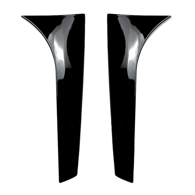 Задние боковые крылышки Стикеры для спойлера накладка глянцевый черный Mercedes Benz B