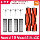 Фильтр НЕРА для пылесоса Xiaomi Mi 1 1S Roborock S5 Max S50 Mijia, основная и боковая щетки, аксессуары для робота-пылесоса