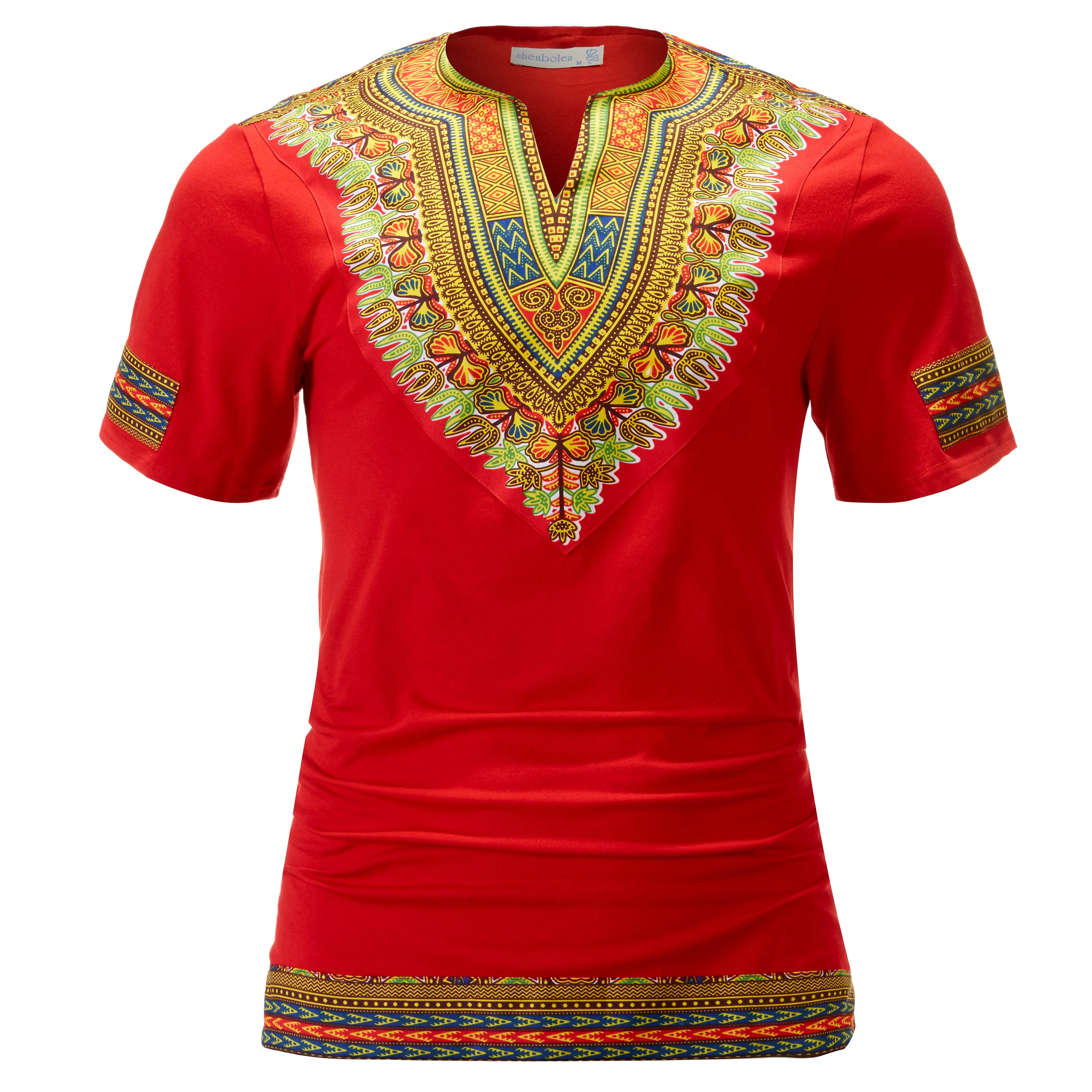 

Summer Men Shirt 2021 fashion Dashiki Print Top Fashion African Men Summer blouse Men Casual Clothes Plus Size