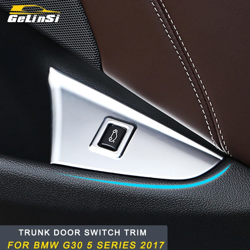Gelinsi авто Стайлинг багажник кабины дверь переключатель Крышка отделка наклейка