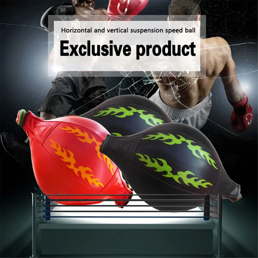 

Durable Boxing Speed Ball Leather Ball with Pump Wrist Speed Dodge Ball Sports Exercise Equipment Speed Boxing Relief Ball Bag
