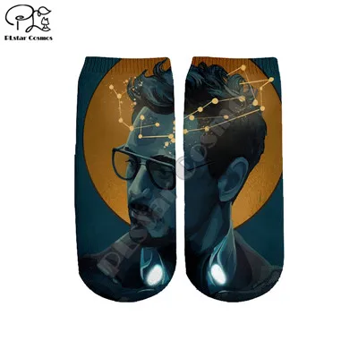 PLstar Cosmos Marvel, том холлан, носки с 3D принтом для женщин/мужчин/мальчиков/девочек, носки с героями мультфильмов, забавные короткие носки на лето/осень, стиль-2 - Цвет: 03