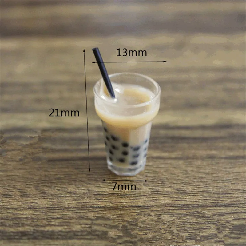 Simulation Pearl Milk Tea Resin Earrings for Women Cute Funny Ear Clips Juice Bottle Jewelry Kids Accessories School Girl Gifts | Украшения