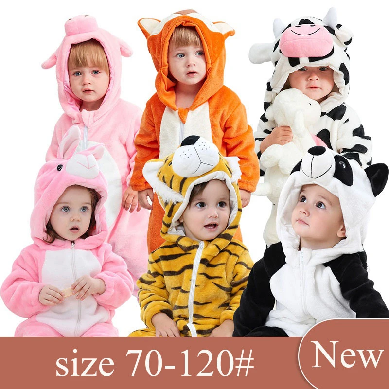 

0-4T Baby Romper Boys Girs Unicorn Jumpsuit Infant Bebe Girls Christams Clothes Toddler Cute Animal Costumes Dropshipping