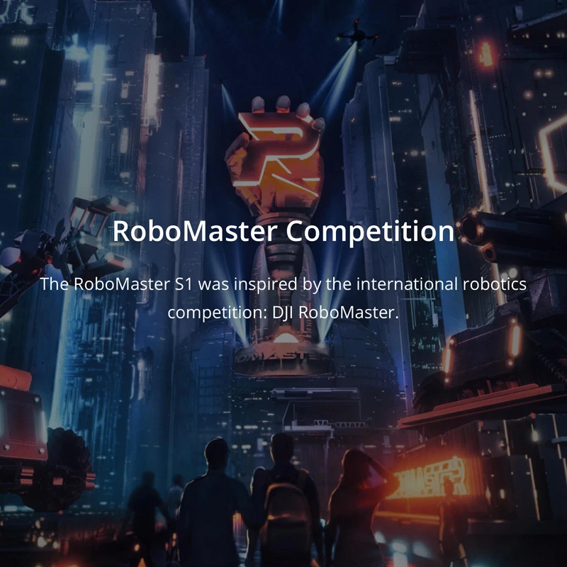 DJI RoboMaster S1 AI Интеллектуальный Обучающий робот с функцией программирования игрушечный танк DJI умный автомобиль с дистанционным управлением
