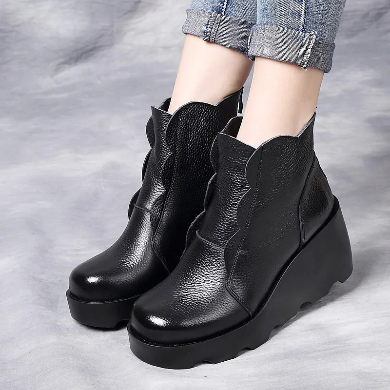 

TIMETANG 2020 new high-end fashion height increasing thick-soled winter womens boots sell well casual women slippers