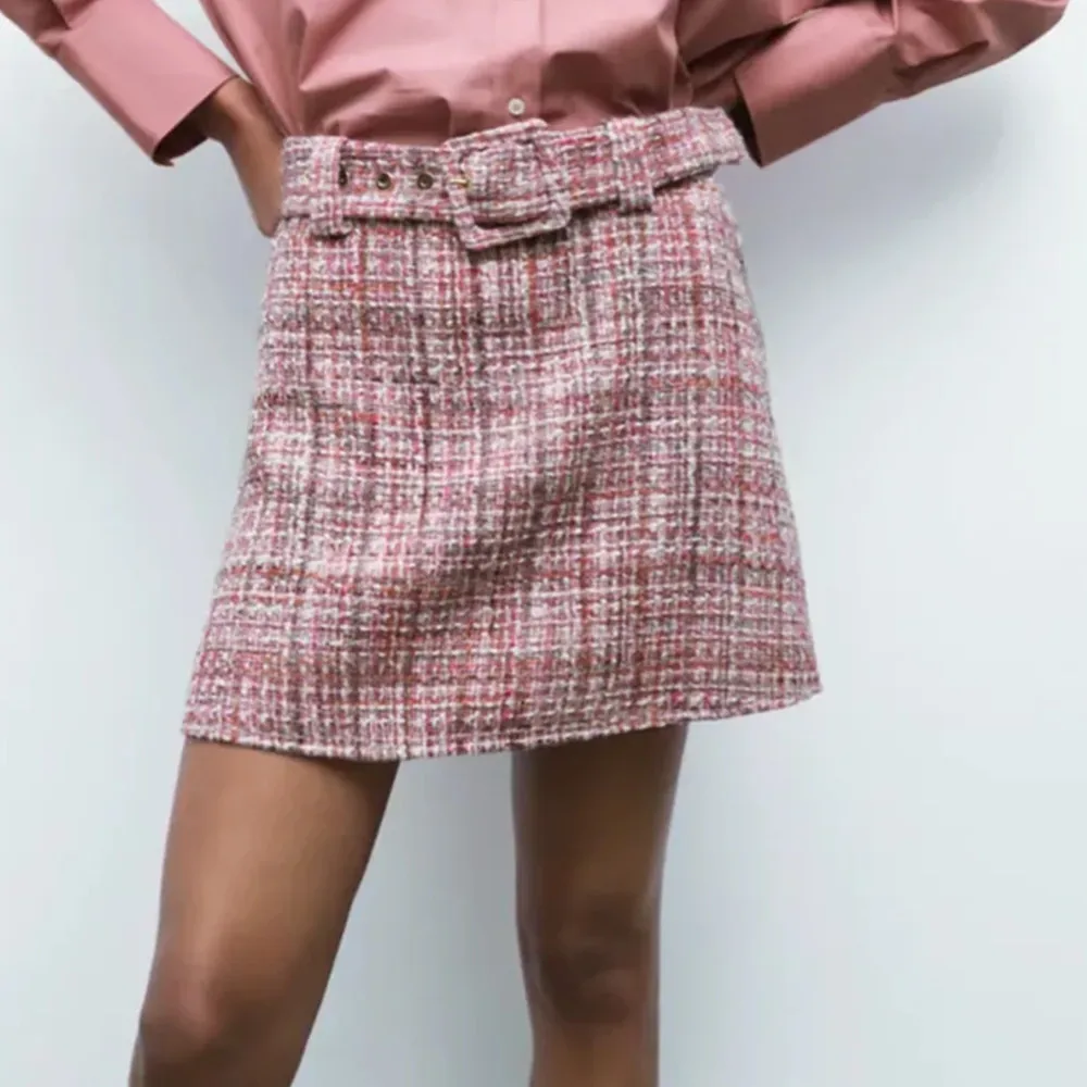 

Women Skirts Vintage Plaid Mini Skirt Women 2021 New Fashion High Waist Office Lady Suits Skirt Korean Style Chic Clothing