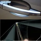 Универсальная автомобильная защитная пленка протектор дверной ручки, прозрачная наклейки на автомобиль царапины, 4 шт.